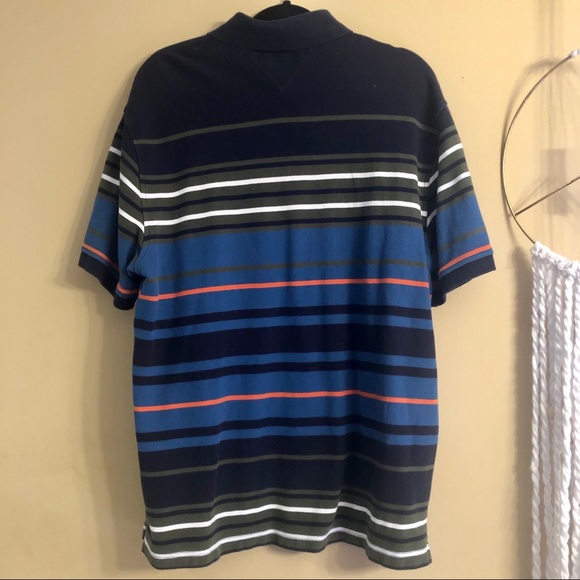 Tommy Hilfiger Color Block Striped Polo - Picture 2 of 6